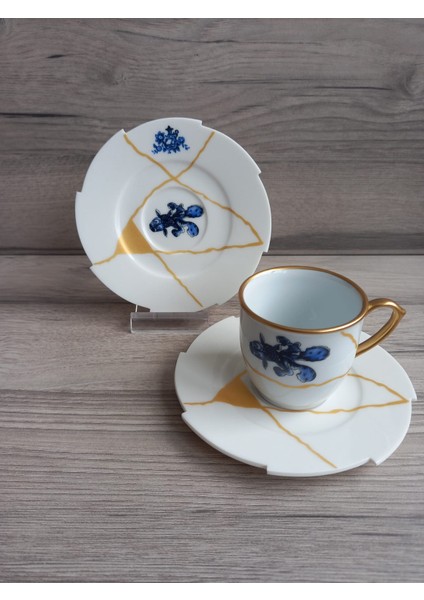 4 Parça 2 Kişilik Porselen Türk Kahvesi Fincan Takımı Abr Serisi fiyatları