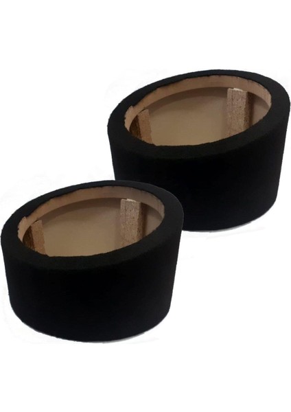 Boş Kabin 20CM Yükseltme Siyah Mdf (2 Adet)