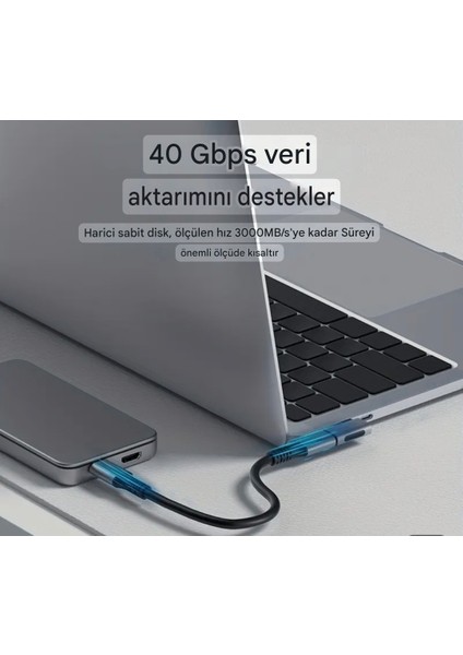 240W 8K 40 Gbps Çevirici Dönüştürücü Adaptör Ce Lisanslı Orjinal Son Nesil Teknoloji fiyatları