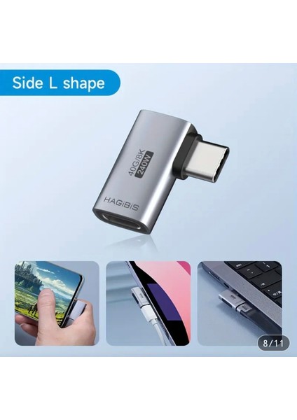 240W 8K 40 Gbps Çevirici Dönüştürücü Adaptör Ce Lisanslı Orjinal Son Nesil Teknoloji indirimleri