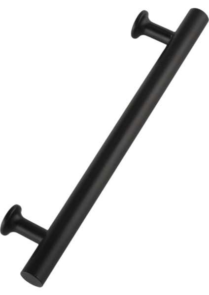 Çekmece Kapak Kulbu Alüminyum Metal Siyah Boya T Bar ( Düz Çubuk) Kulp Mobilya Mutfak fırsatları