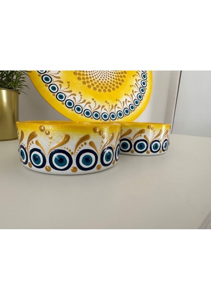 Ahşap 2'li Çerezlik Seti, Doğal ve Şık Tasarım, Ev Dekoru Için Ideal.