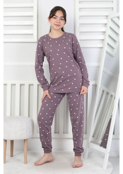 Little Daisy Desenli Kız Çocuk Pijama Takımı modelleri
