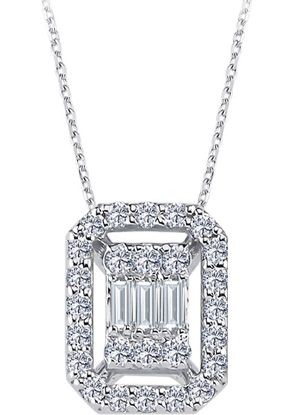 Baget Pırlanta Lunare Kolye 0417P0066