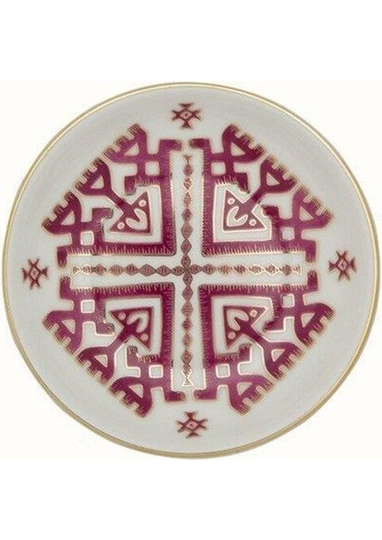 Beyaz Arabesque Desen 6 Mini Kase 10 Cm, Şık ve Kullanışlı Ev Dekoru.
