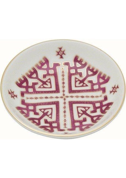 Beyaz Arabesque Desen 6 Mini Kase 10 Cm, Şık ve Kullanışlı Ev Dekoru. fiyatları
