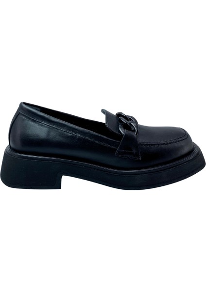 2610556D Hakiki Deri Kadın Loafer Ayakkabı