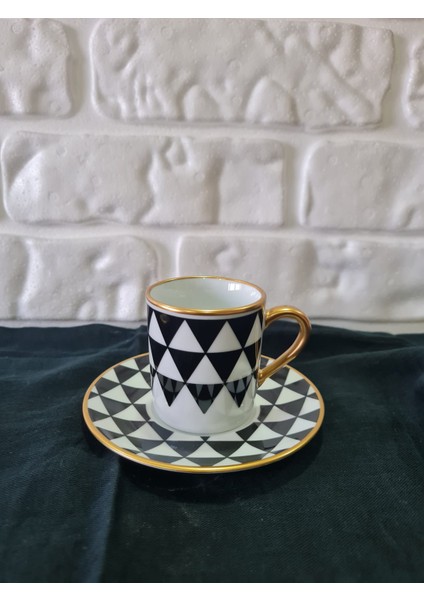 4 Parça 2 Kişilik Porselen Türk Kahvesi Fincan Takımı Trg Serisi modelleri