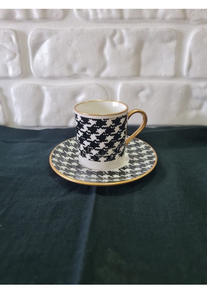 4 Parça 2 Kişilik Porselen Türk Kahvesi Fincan Takımı Kza Serisi fiyatları