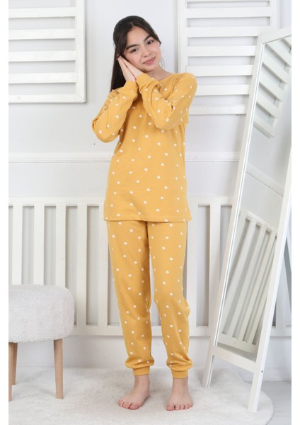 Little Daisy Desenli Kız Çocuk Pijama Takımı modelleri