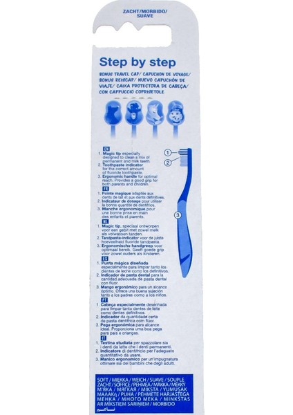 Toothbrush Grey Soft Step 6-9 Yaş fiyatları
