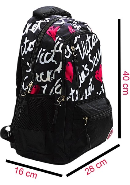 Pop Cool Sidley 4 Bölmeli Okul Sırt Çantası Siyah (161955) fiyatları