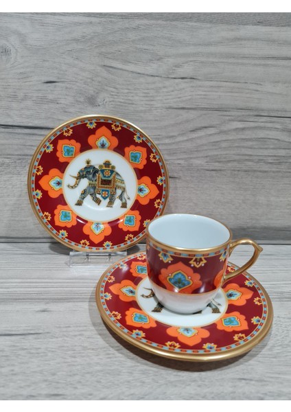 4 Parça 2 Kişilik Porselen Türk Kahvesi Fincan Takımı Elf Serisi fiyatları