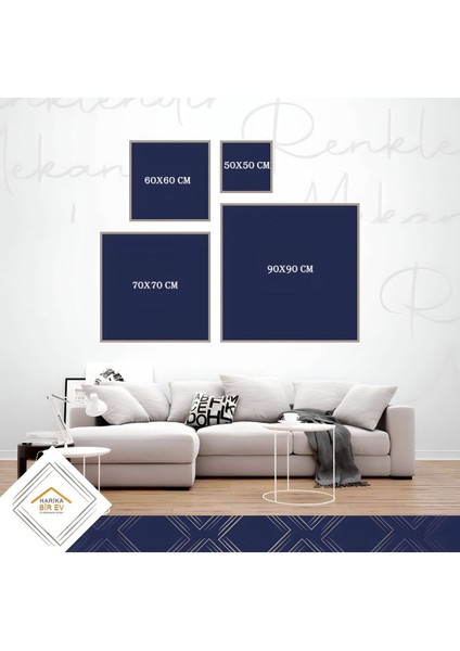 |metal Çerçeveli Kanvas Tablo Pembe Gold Detaylı Çiçekli Model 02 |ckkare fırsatları