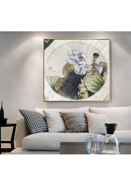 |metal Çerçeveli Kanvas Tablo Çiçek Deseni 03 |ckkare modelleri