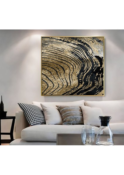 |metal Çerçeveli Kanvas Tablo Bohem Soyut Desenli Model |ckkare fiyatları