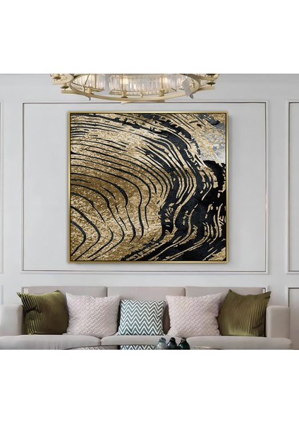 |metal Çerçeveli Kanvas Tablo Bohem Soyut Desenli Model |ckkare modelleri