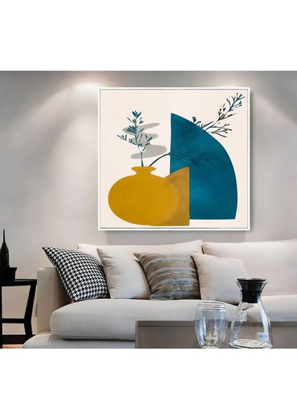 |metal Çerçeveli Kanvas Tablo Bohem Modeli|ckkare