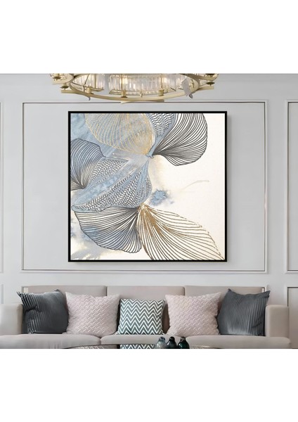 |metal Çerçeveli Kanvas Tablo Soft Soyut Model 02 |ckkare modelleri