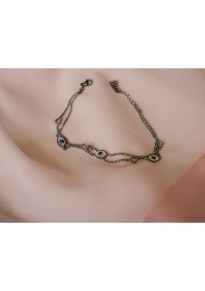 Saaden Göz Boncuklu Halhal