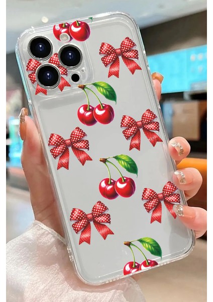 Iphone 16 Pro Uyumlu Desenli Şeffaf Silikon Kılıf MNL28 modelleri