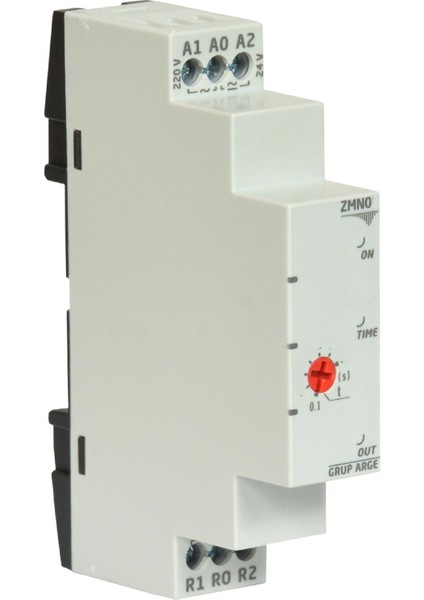 ZMN02 ,ray/dın 24V..220VAC/DC KONTAK-1A1K 60-Sn Zaman Röle