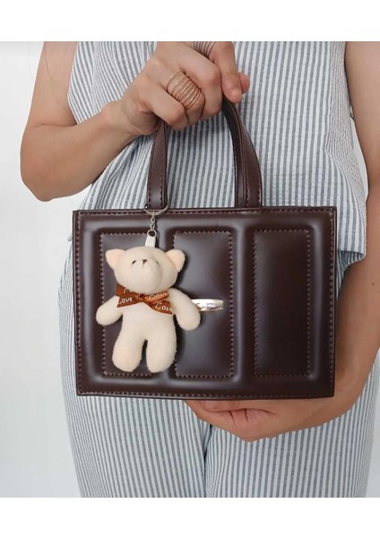 Charmlı Suni Deri Kutu Model Çanta fiyatları
