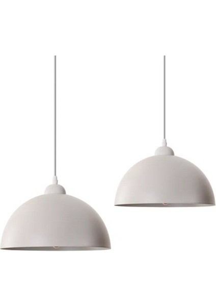 Modern Vintage Beyaz Metal Sarkıt Avize, 30CM Çap, Tekli, Şık ve Zarif Tasarım fiyatları