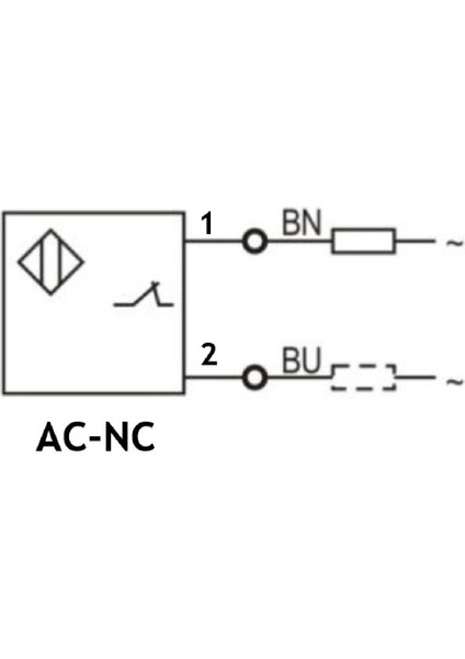 CR18TSCN08ATC ,M18/8MM Ac-Nc 2-Kablo Kapasitif Sensör fiyatları