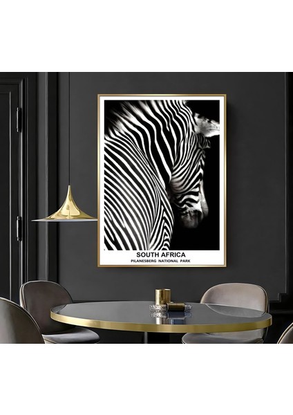 |zebra (South Afrıca) Modeli ( CKD-148) |çerçeveli Kanvas Tablo Ckdikey modelleri