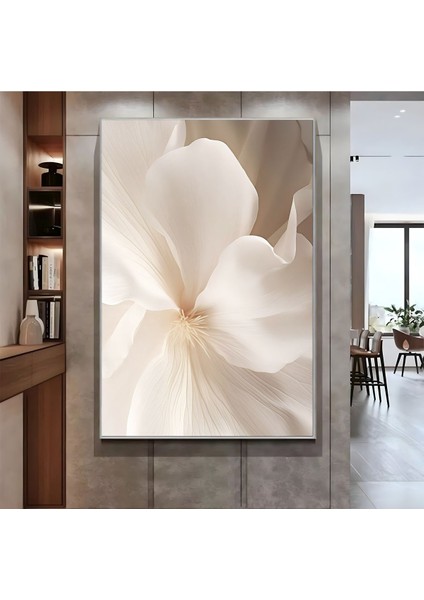 |beyaz Çiçek Modeli ( CKD-127) |çerçeveli Kanvas Tablo Ckdikey fiyatları