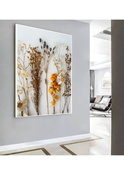 |kuru Bitki Çiçek Model ( CKD-140) |çerçeveli Kanvas Tablo Ckdikey