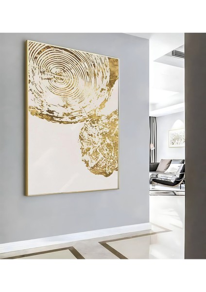 |gold Soyut Bohem Model ( CKD-117) |çerçeveli Kanvas Tablo Ckdikey