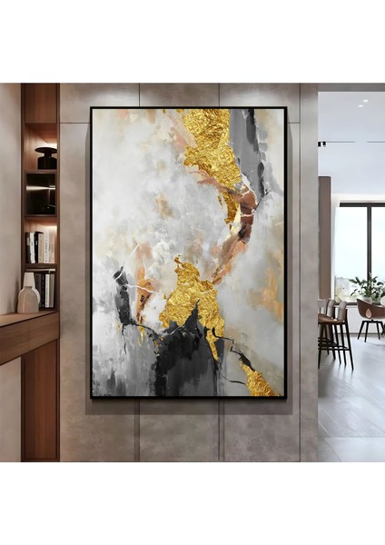 |siyah Gold Soyut Deseni ( CKD-110) |çerçeveli Kanvas Tablo Ckdikey fiyatları