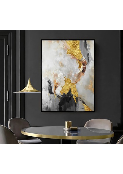|siyah Gold Soyut Deseni ( CKD-110) |çerçeveli Kanvas Tablo Ckdikey modelleri