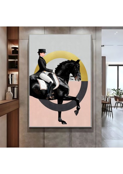 |kadın Jokey ( CKD-037) |çerçeveli Kanvas Tablo Ckdikey fiyatları