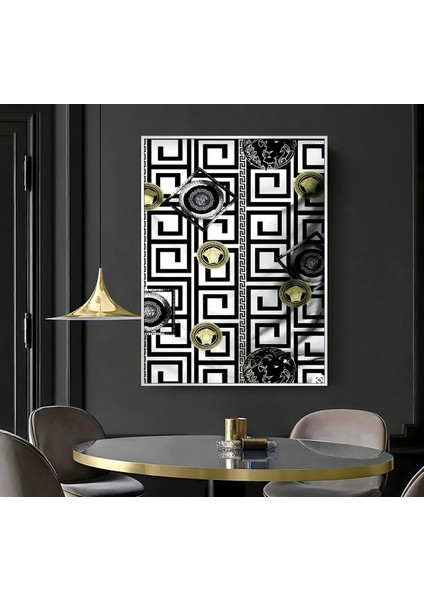 |dama Desenli ( CKD-012) |çerçeveli Kanvas Tablo Ckdikey