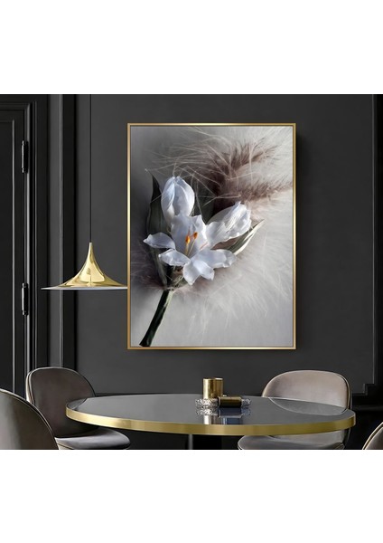 |beyaz Çiçek ( CKD-074) |çerçeveli Kanvas Tablo Ckdikey fiyatları