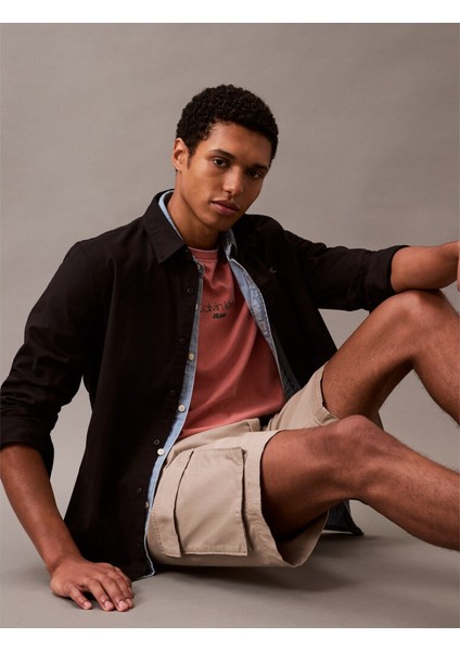 Ck LV04RB618G Straıght Comfort Cotton 9" Cargo Erkek Şort fırsatları