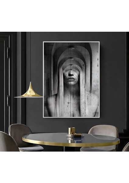 |soyut Kadın Siluet ( CKD-042) |çerçeveli Kanvas Tablo Ckdikey