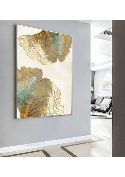 |krem Gold Bohem Soyut Model (CKD-098) |çerçeveli Kanvas Tablo Ckdikey modelleri