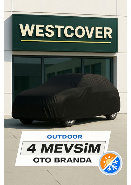 Mazda 2 Hb Uyumlu Araba Brandası Siyah Renk Oto Çadırı Su Geçirmez Uv'li modelleri