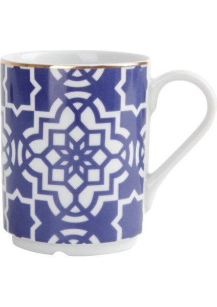 Morocco Desen7 Mor Kupa 345CC Mavi Şık ve Zarif Tasarım fiyatları