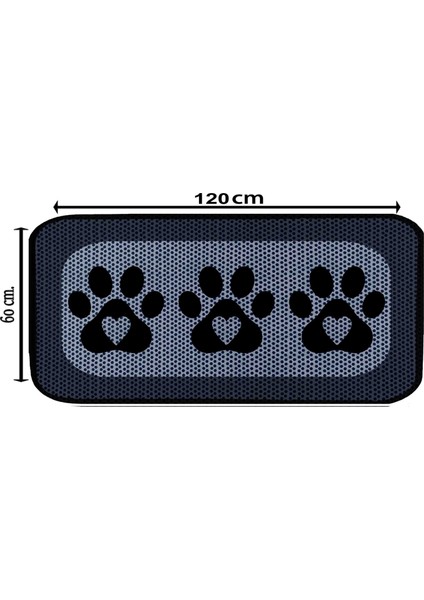 Elekli Tuvalet Desenli Önü Kedi Kumu Paspası 60X120 cm Desen 3 fiyatları