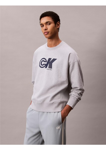 Ck LV04RC840G Premıum Terry Ck Sport Graphıc C Erkek Sweatshirt fiyatları
