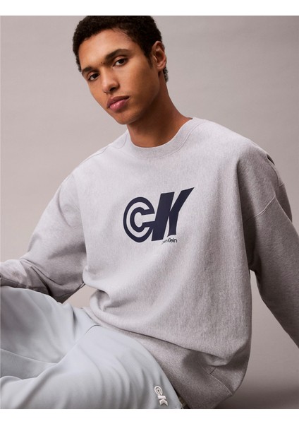 Ck LV04RC840G Premıum Terry Ck Sport Graphıc C Erkek Sweatshirt fırsatları