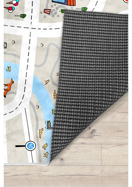 Araba Yolu Eğitici Bambu Oyun Halısı modelleri