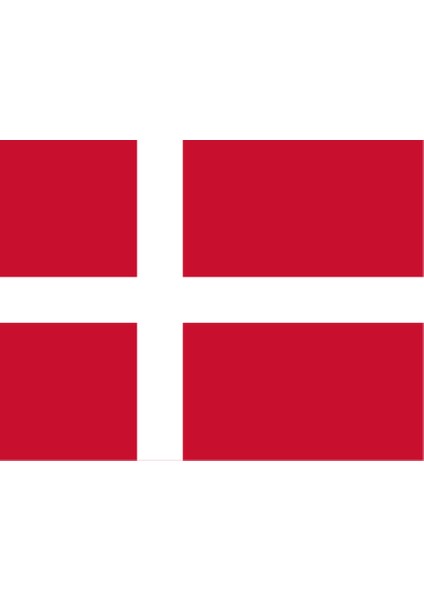 Danimarka Ülke Bayrağı 40X30CM Duvar Tablosu Çerçevesiz Pvc Tablo