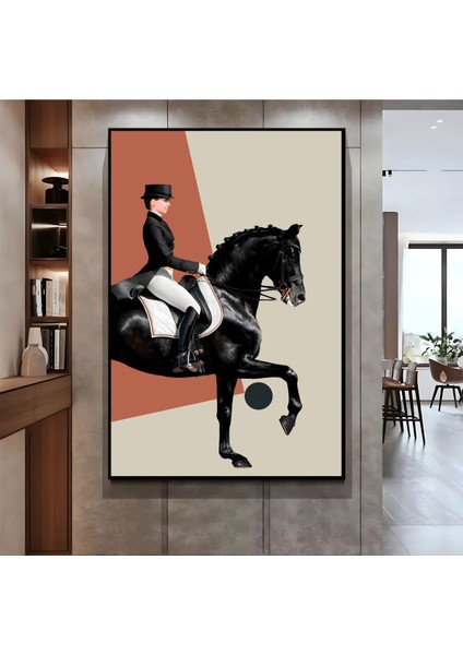 |kadın Jokey ( CKD-036) |çerçeveli Kanvas Tablo Ckdikey fiyatları