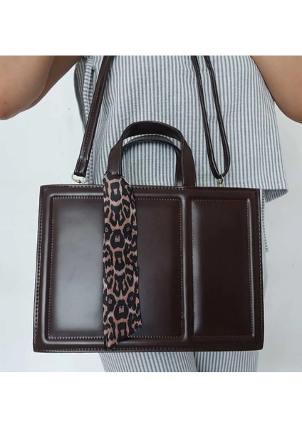 Fularlı Suni Deri Kutu Model Çanta fırsatları